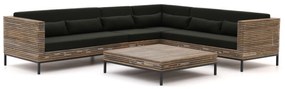 ROUGH-D hoek loungeset 5-delig