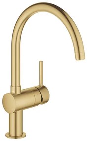 GROHE Minta Keukenkraan - hoog - draaibare ronde uitloop - geborsteld cool sunrise (goud) 32917gn0
