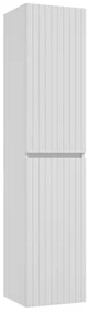 Fontana Versus kolomkast met ribbelfront 160x35x35cm mat wit