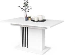 LEONEL Wit Mat – MODERNE VOUWTAFEL TOT 180 cm!