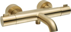 Ben Lavion badkraan thermostatisch Cool geborsteld messing pvd
