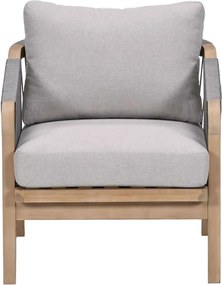 Garden Impressions Alora loungestoel acacia - grey sand