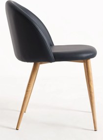 Set 4 Vint Kunstlederen Stoelen