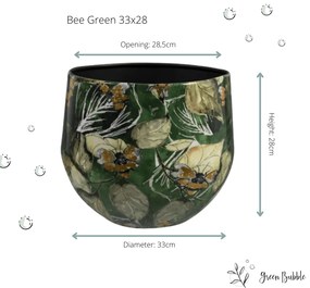 Designed by Lammie Pot Bee Green