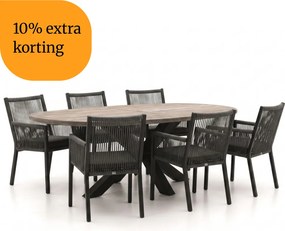 + 10% kassakorting | Diningset Manifesto | 6 personen | Tuinset teakhout | 7-delig | Kees Smit Tuinmeubelen