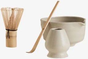 Nekaire Matcha Theeset In Keramiek Tapioca Beige - Sklum