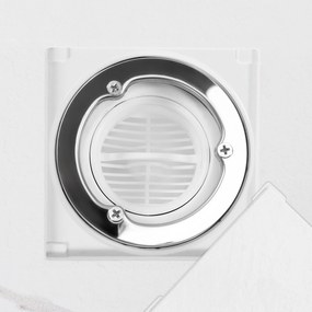 Douchebak Rea Magnum CARRARA WHITE 90x90