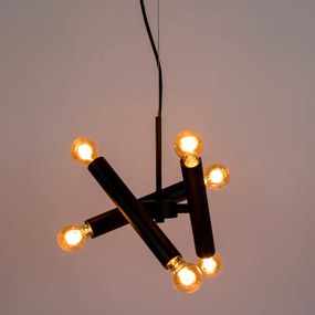 Zuiver Hawk Triple Moderne Hanglamp Mat Zwart