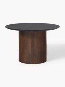 Ronde marmeren eettafel Abby, Ø 120 cm