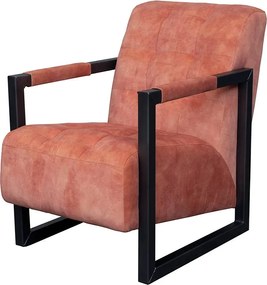 Fauteuil - Salina - velours Adore roze 166