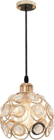 KRISTALLEN PLAFONDLAMP APP208-1C GOUD