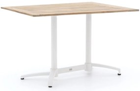 Inklapbare tafel Bellagio  | Rechthoekig  | Tuintafel Teakhout | 140x80cm | 4 personen | Kees Smit Tuinmeubelen