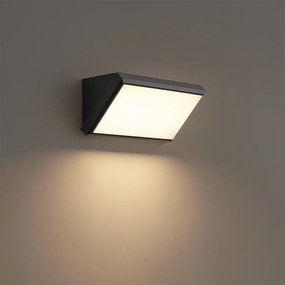 Moderne buiten wandlamp donkergrijs incl. LED IP65 - Marek