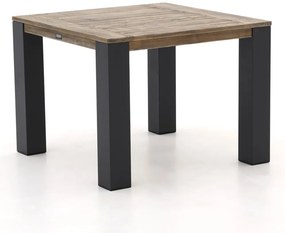 + 15% kassakorting | Tuin eettafel ROUGH | Vierkant | Tuintafel Teakhout | 100x100cm | 4 personen | Kees Smit Tuinmeubelen