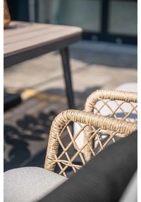 Garden Impressions Kalibo lounge dining set 4-delig - donker grijs