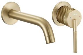 Inbouw wastafelkraan Rea Argon Gold Brush + BOX