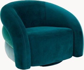 Fluwelen draaistoel Novelle