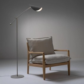 Leeslamp in grijs metaal, Funambule