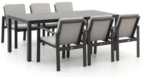 Diningset Bellagio  | 6 personen | Tuinset aluminium | 7-delig | Kees Smit Tuinmeubelen