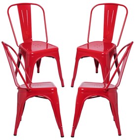 Set 4 Torix Stoelen