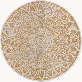 Rond in- & outdoor dubbelzijdig vloerkleed Lilja