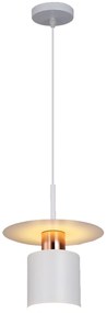 Hanglamp APP1146-1CP Wit Roségoud