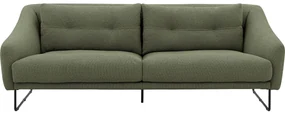 Goossens Excellent Bank Gs-2105 groen, stof, 3-zits, elegant chic