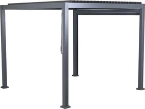 Garden Impressions Pergola Ysa tuinpaviljoen 300x300 cm - donker grijs