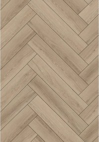 Mexen Palmdale  vinylpanelen visgraat 570 x 95 mm LVT Dryback 2,5 mm, PVC onderlaag, 4V-Voeg, Eik - F1480-0570-095-255-4V1-01
