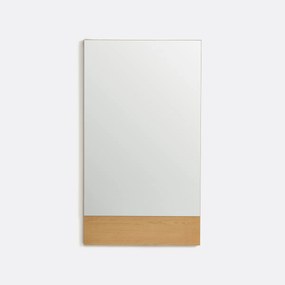 Eiken gefineerde wandspiegel H140 cm, Alvan