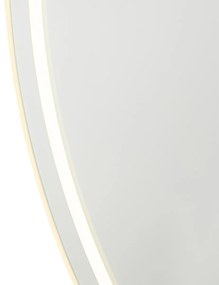 Moderne badkamerspiegel 80 cm incl. LED en touch dimmer - Sebas Modern IP44 rond Lamp