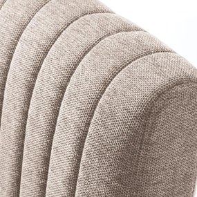 Eetkamerstoel Beige Met Armleuning