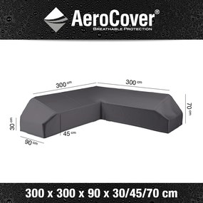 Aerocover platform loungesethoes 300x300 cm.
