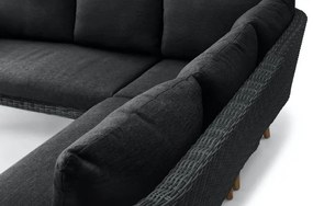 Garden Interiors Hoek Loungeset  - MIRA - Wicker - Donkergrijs - Garden Interiors