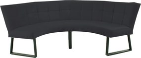 Eetkamerbank - Amsterdam - stof Element antraciet 01 - geschikt voor tafel 150 cm