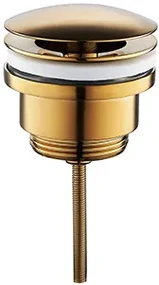 Mueller Gold vaste afvloerplug geborsteld messing