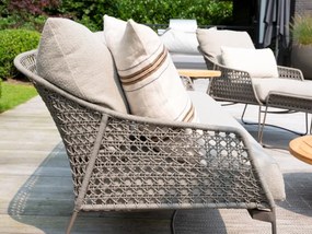 4 Seasons Outdoor Moretti loungestoel terre  Loungestoel    bruin weerbestendig