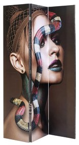Kare Design Royal Headdress Vs Snake Girl Kamerscherm Dubbelzijdig Schilderij