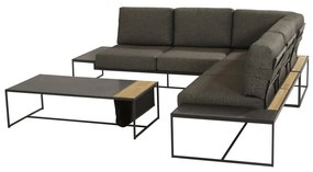 4 Seasons Outdoor Patio Loungeset  Loungeset    antraciet weerbestendig