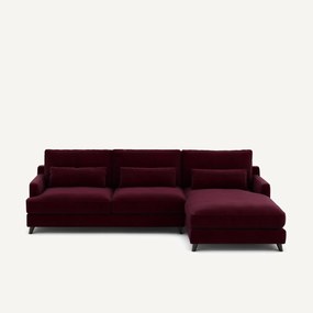 Hoekbank in fluweel, Alwine