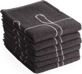 Keukendoek hip bestek – 6 stuks – 50×50 – grijs