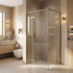 Douchecabine Rea Bruno 90x90 Brush Gold