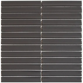 The Mosaic Factory Carbon Shades mozaïek tegels 30x30cm grijs glans