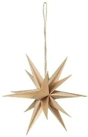 Kerst decoraties Beige Broste Copenhagen  DECO ETOILE 'VENUS' BOIS