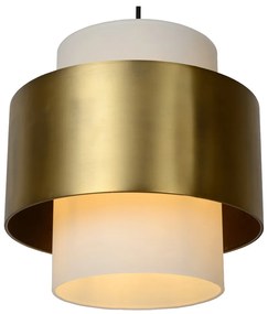 Lucide Firmin hanglamp 30cm 1x E27 goud mat