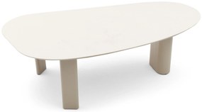 Dining Tuintafel  240 x 120 cm Aluminium/Ceramic stone Taupe Weave