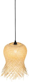 Oosterse buiten hanglamp bamboe IP44 - Carlos