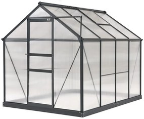 Aluminium kas Greenhouse Azalia 1,9 x 2,5 m CoverTech antraciet