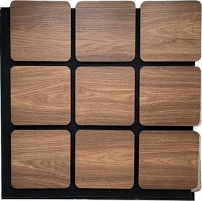 Kubus Vilt Woodie Paneel Dark -  cm x  cm x  cm | 2.8 kg | Paneli akoestische wandpanelen - AKU Wandpanelen