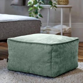 Amara Poef Chenille - Groen